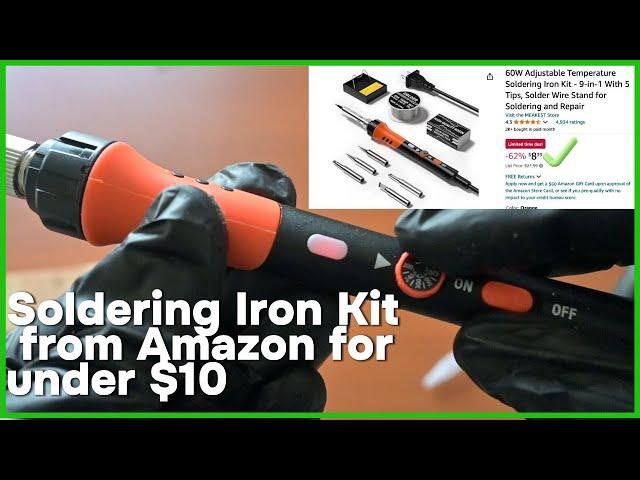 Soldering Iron Kit under $10 from Amazon