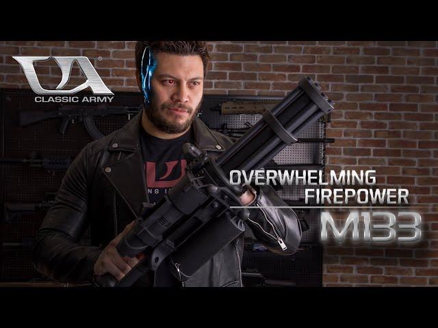 Overwhelming Firepower - Classic Army M133 Airsoft Minigun - RedWolf Airsoft RWTV