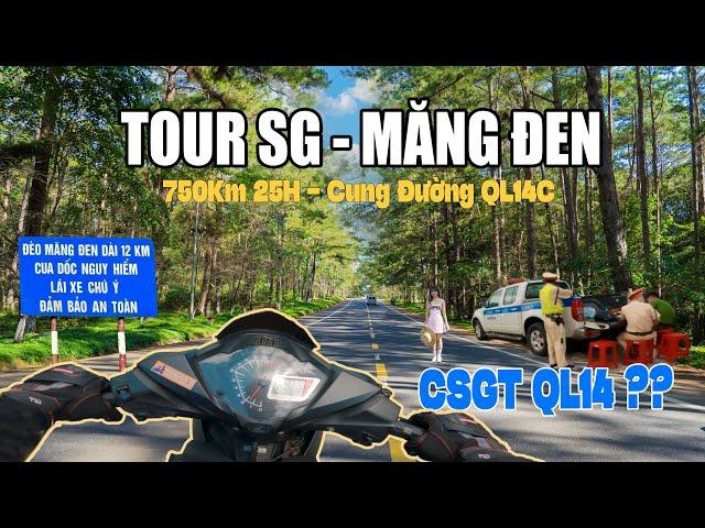 Tour Măng Đen #P1| Cung Đường Tây Nguyên QL14C Và Các Chốt CSGT - Phượt 750Km 25H | TíchTravel#190