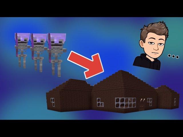 Ma maison en chantier se fait attaquer  (Minecraft #1)