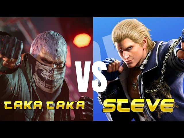 Takataka Bryan DOMINATES Steve Matchup – Pro-Level Gameplay - TEKKEN 8