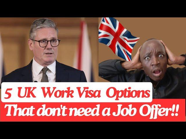 5 UK Work visas that don't require a job offer!, Move with Dependants!!