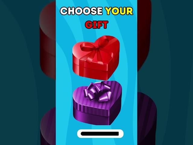 Choose Your Gift  | Elige Tu Regalo | Bunny Quiz #youtubeshorts #chooseyourgift #eligeturegalo