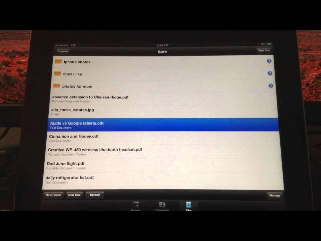 Docs Unlimited for the iPad