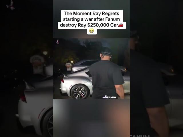 Fanum was about to destroy ray car