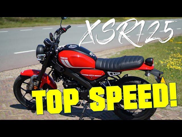 YAMAHA XSR125 TOP SPEED + GPS TOP SPEED