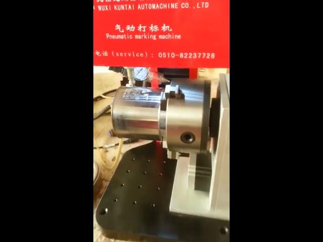 KT-PD01R dot peen marking machine rotary marking