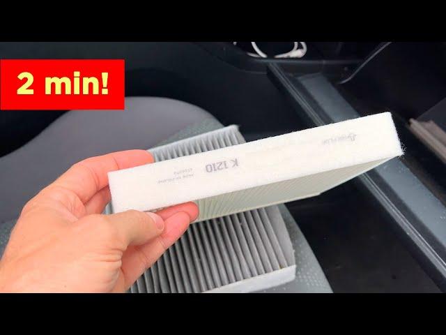 How To Replace Cabin Air Filter Toyota Corolla, Yaris, Auris, RAV4, C-HR, Avensis, Prius replacement