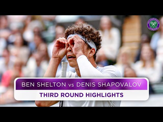 Thrilling five sets! | Ben Shelton vs Denis Shapovalov | Highlights | Wimbledon 2024