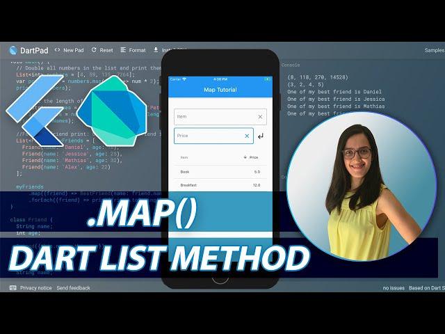 List Method .map() in Dart and Flutter