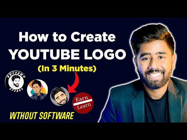 How to Make a Logo for YouTube Channel in 2022 - Create Logo Without Softwares