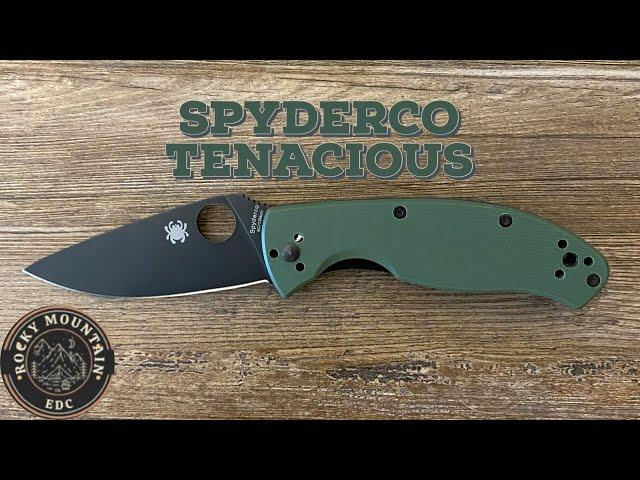 Spyderco Tenacious overview and Impressions