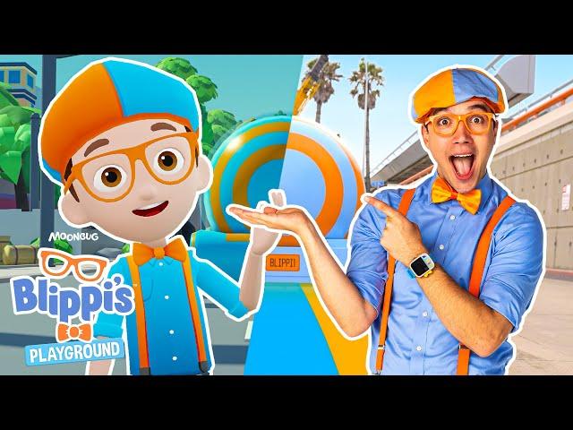 Blippi Mobile Song | Blippi Roblox Educational Gaming Videos for Kids