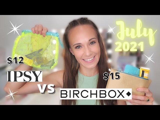 Ipsy v Birchbox July 2021! | Battle of the Boxes Unboxing #birchbox #ipsy