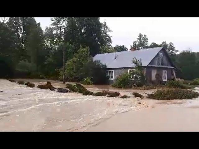 Gwałtowne Burze / Powódź Błyskawiczna / Zalania / 26.06.2020 / Okolice Rzeszowa