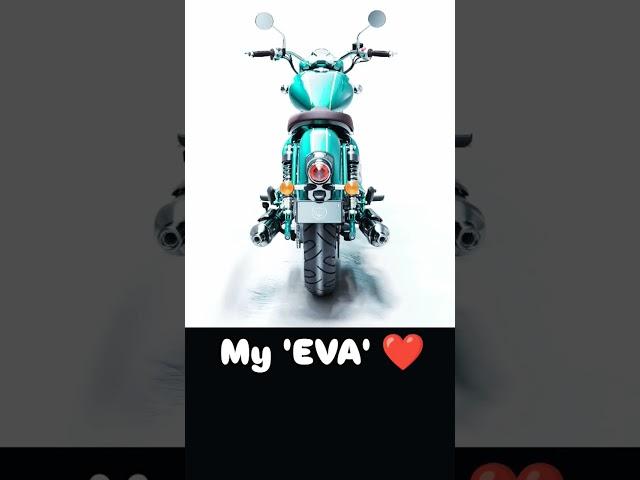 RE Classic 650 teal, My"Eva" #shotgun #650 #eva #disney #royalenfield #classic #bike #automobile #re