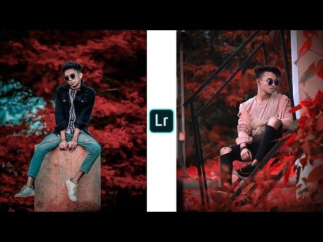 Moody Red Effect Photo Editing In Lightroom | Lightroom editing | Lightroom mobile tutorial