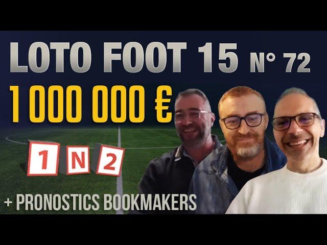 ️ PronoLive : LotoFoot 1 000 000 € avec Manchester United-Chelsea & Nantes-Marseille - LF15 n°72