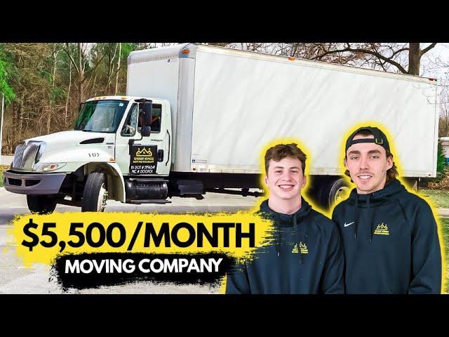 21 Year Olds Start $5,500/Month Moving Business