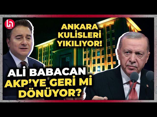 Ankara kulisleri yıkılıyor! Ali Babacan AKP'ye geri mi dönüyor? İddialara gündem olacak açıklama!