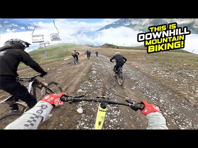 THIS IS WHAT DOWNHILL MOUNTAIN BIKING IS ALL ABOUT!