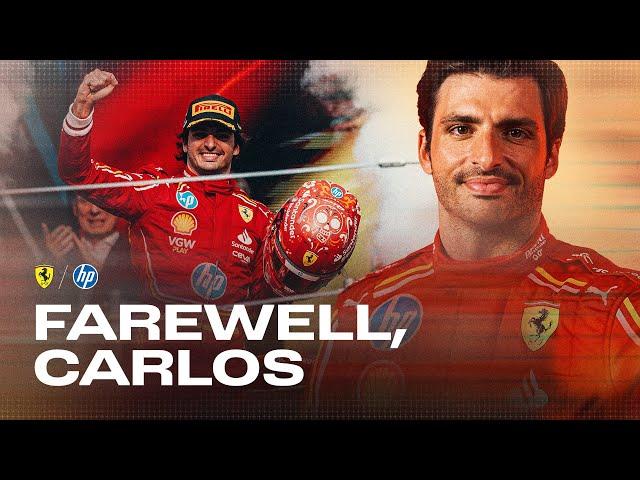 Farewell, Carlos ️| Four Years of Smooth Operations with Ferrari