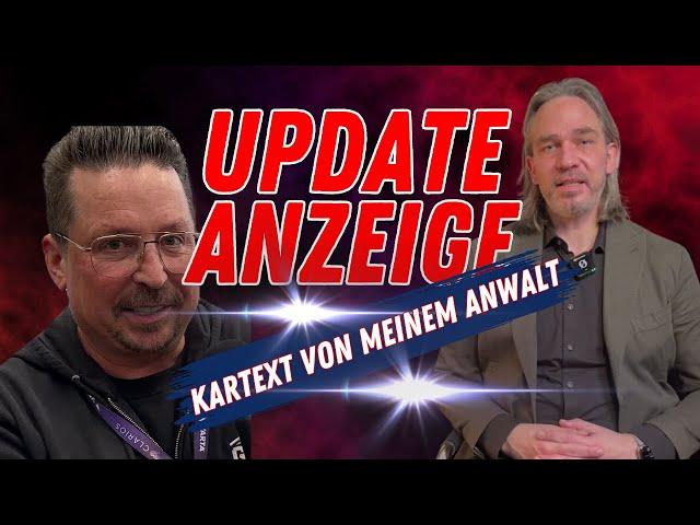 Jetzt spricht mein Anwalt | Update Anzeige