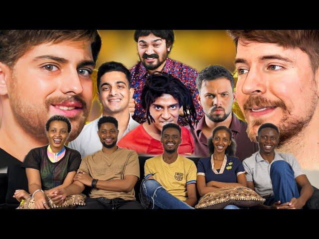 Our Reaction To MR BEAST PARODY  Ft. INDIAN CREATORS | CARRYMINATI