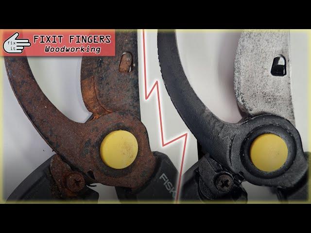 Restoring Rusty Garden Secateurs with Evapo-Rust Rust Remover Review