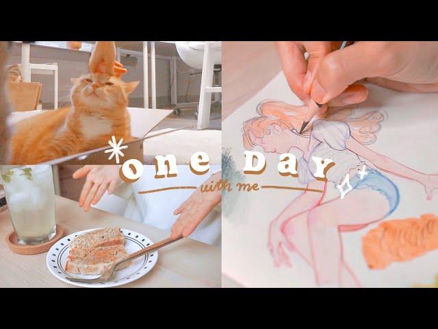 [ENG  cc] ONE DAY with me ทำนั่นนี่หนึ่งวันสไตล์อาร์ทติส | Raveeoftitans