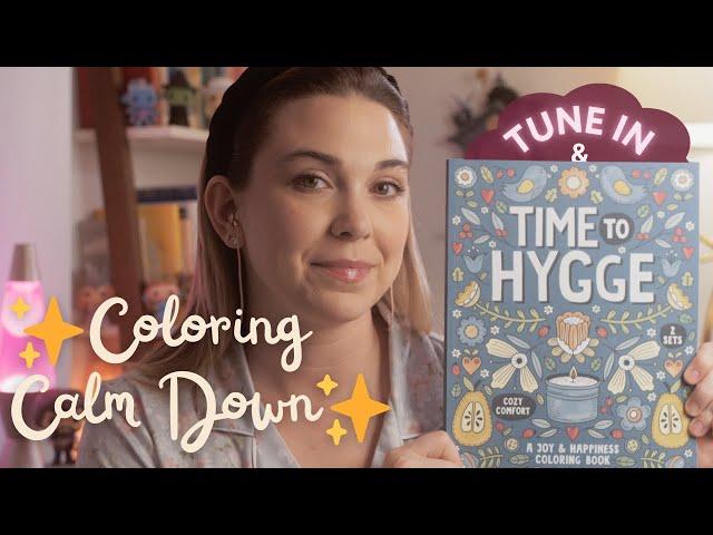 ASMR Soft Spoken Calm Down with a Cozy Coloring Session  Relax & Unwind 