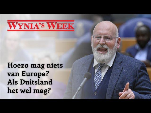 Timmermans met lege handen nu Duits links hem rechts inhaalt