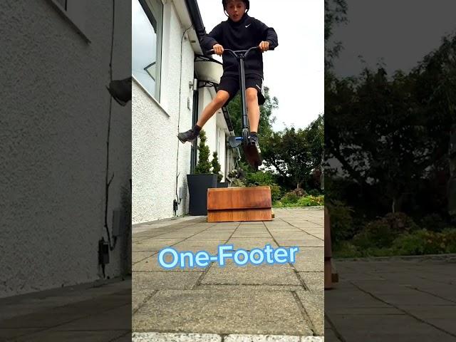 Easy scooter tricks on ramp