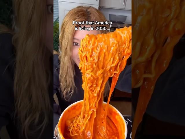 Proof America is living in 2050… #food #eating #Mukbang