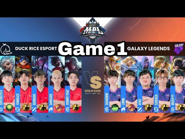 GAME1: DUCK RICE ESPORTS VS GALAXY LEGENDS/MPL CAMBODIA 2014