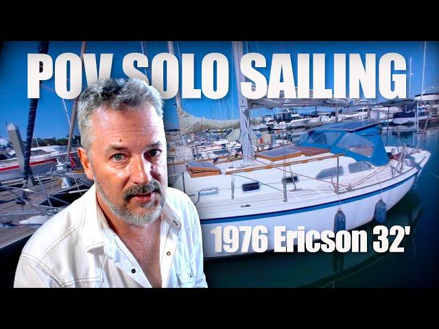 Solo Sailing POV on San Francisco Bay