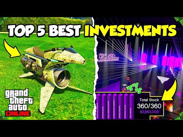 TOP 5 BEST INVESTMENTS IN GTA 5 ONLINE! (2025)