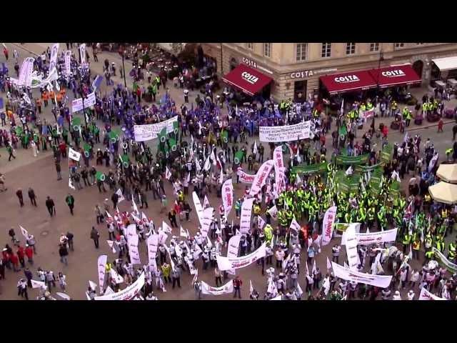 3D - Wielka manifestacja - Warszawa - Marsz na plac Zamkowy