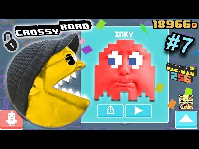 Let's Chomp on Crossy Road! PACMAN 256 Secret Characters Update (FGTEEV DUDDY & LEX Part 7 GAMEPLAY)