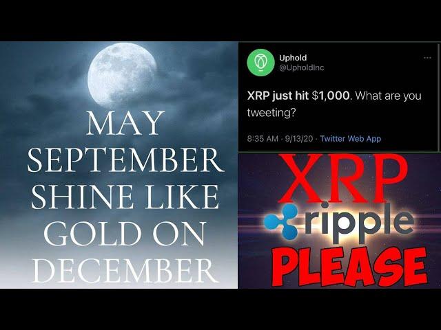 Ripple XRP WE CALLED IT SEPTEMBER A MYSTERIOUS MONTH UNUSUAL HAPPENINGS DAVID SHCWARTZ DECODED WOW!