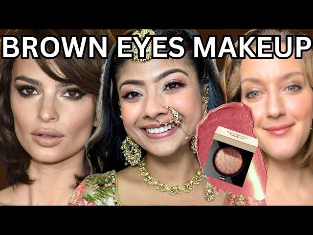 BEST EYESHADOW COLORS FOR BROWN EYES