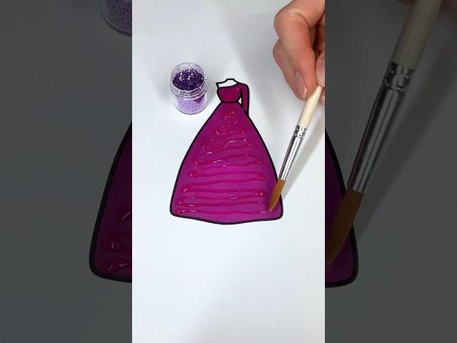 Purple Princess  #glitter #glitterdress #colorfulcreativekids #princess #purple #color