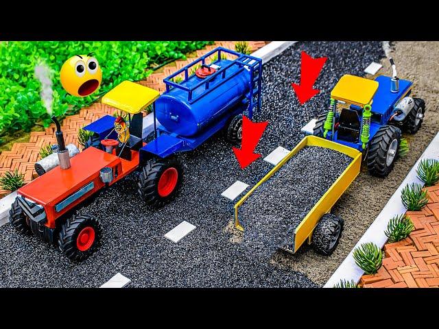 diy making Amazing Modern Road Construction | diy asphalt Construction | @Sun Farming | @Farmdiorama