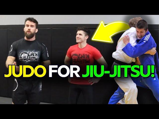 Judo Takedowns & Foot Trips for No Gi BJJ with Judo Black Belt