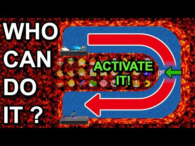 Who Can Activate The Switch And Pass The Lava U-Turn ? - Super Smash Bros. Ultimate