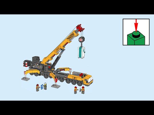 LEGO City 60409, Yellow Mobile Construction Crane - building instructions