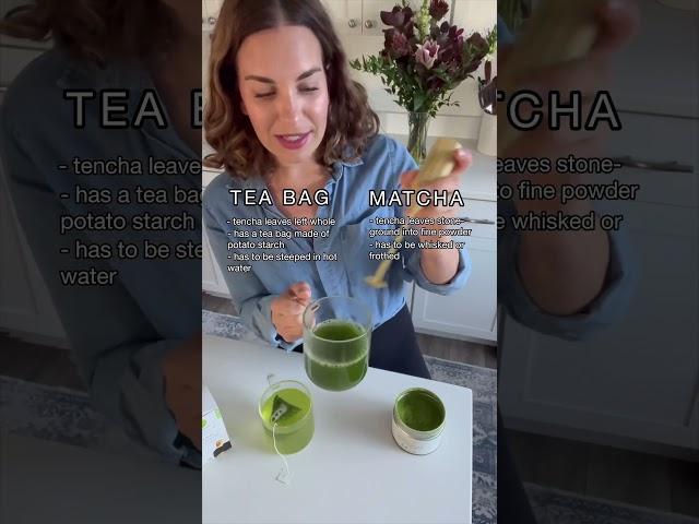 matcha vs green tea bag | the differences and similarities