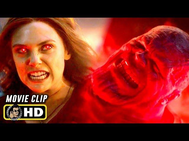 AVENGERS: ENDGAME (2019) Scarlet Witch Vs. Thanos Fight Scene [HD]