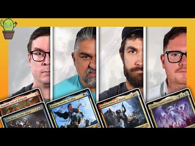 Shivam and Wheeler LOVE cEDH | Atraxa VS Rogsi VS Kinnan VS Winota