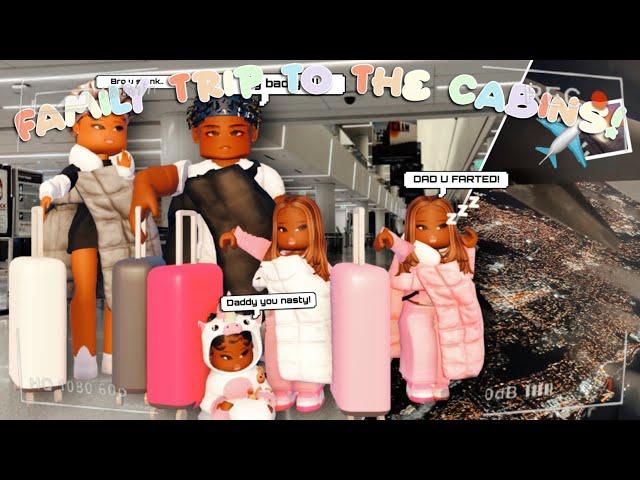 OUR FAMILY TRIP TO THE CABINS! | *chaotic late trip*| BERRY AVENUE ROLEPLAY! *Roblox Roleplay*